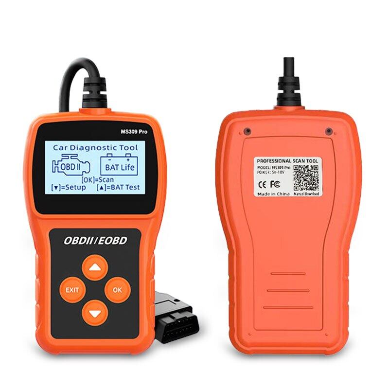 MS309 Pro Auto Detector Fault Battery Tester OBD2 Eobd Scanner Code