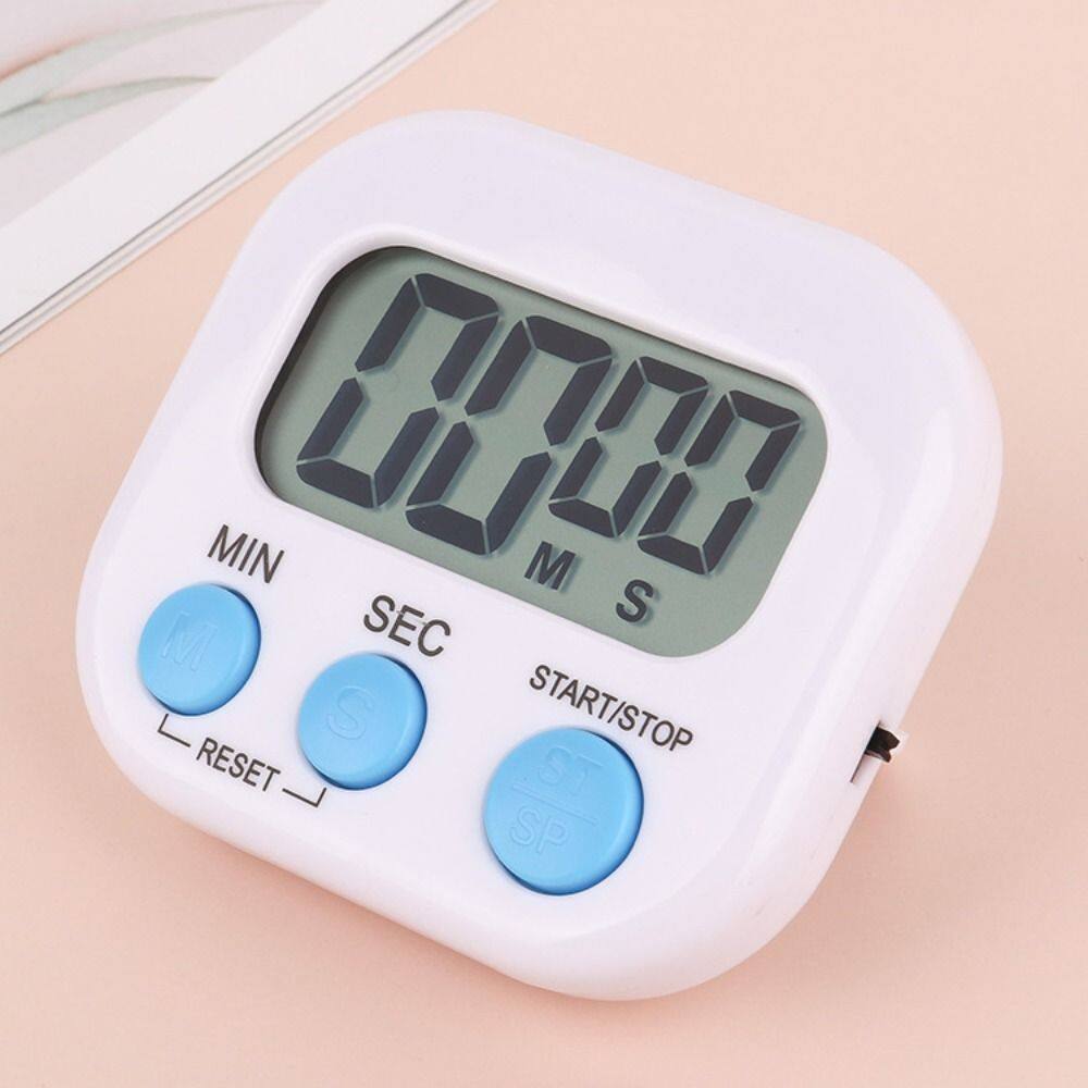 PETISEE Kitchen Clock ic Kitchen Timer Reminder Tools LCD Digital Display Baking Alarm Clock Fashion Alarm Up Countdown Timer Home Cooking