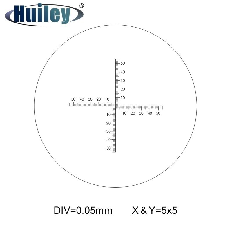 DIV 0.05 mm Eyepiece Micrometer for Stereo Microscope Ocular Reticle