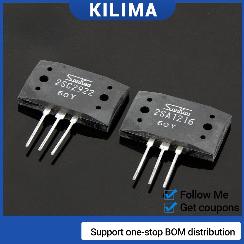 1pair original sanken transistor 2sc2922 2sa1216 power transistors mt-200