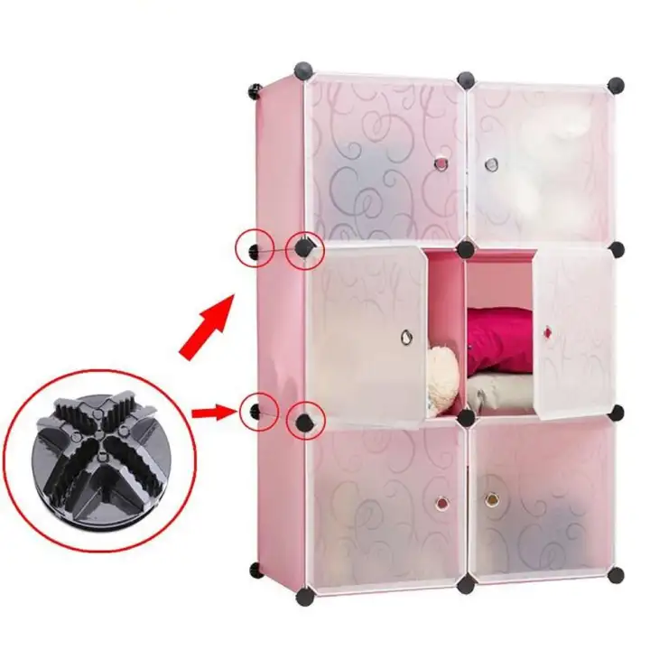 Sykesshop Cube Diy Modular Closet Organizer Wardrobe Rack Clothes