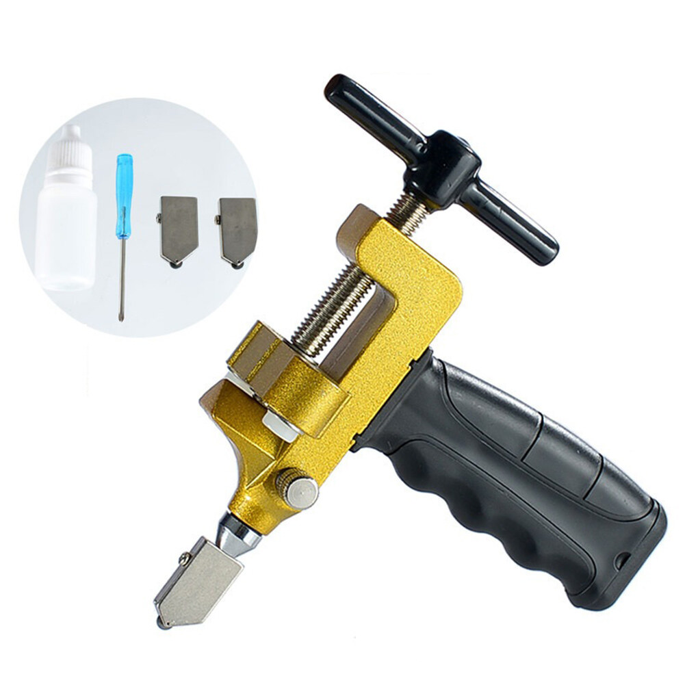 2 in 1 High-Strength Tile Glass Cutter Manual Edge Opener Diamond Cutter