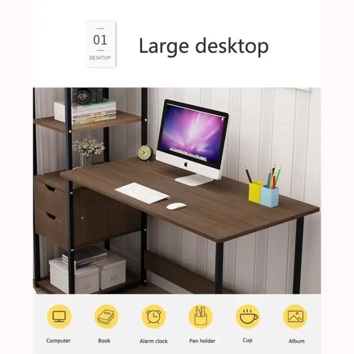 105cm In Width Complete Computer Workstation Desk With Storage Computer Workstation Desk