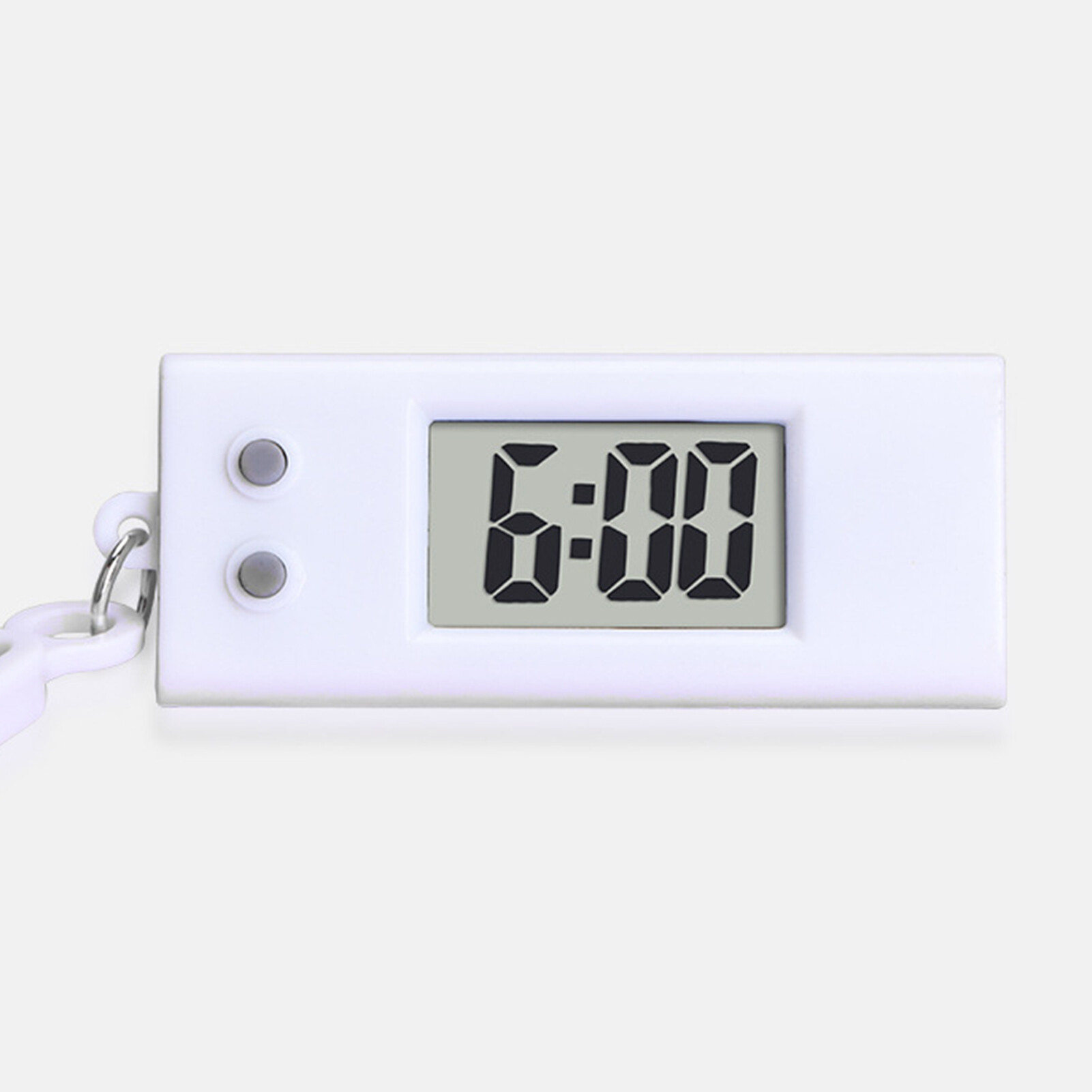 POCO Đồng Hồ Điện Tử Đồng Hồ Điện Tử Hình Tam Giác Hiển Thị Kỹ Thuật Số LCD Không Ồn Móc Khóa Cho Kỳ Thi Điện Tử Mini Tiện Lợi