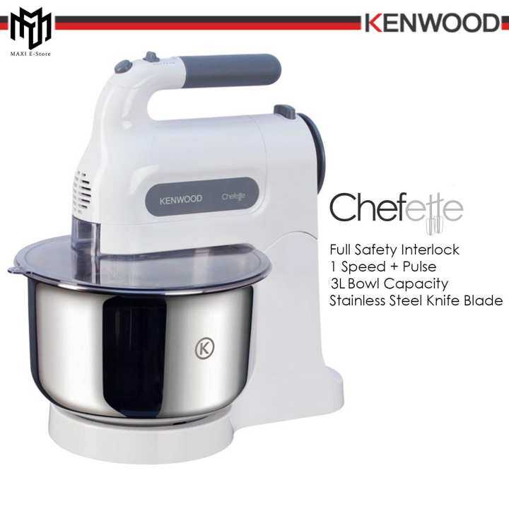 Kenwood HM680 Cake Mixer 350W 5 Speeds Stainless Steel Bowl Lazada