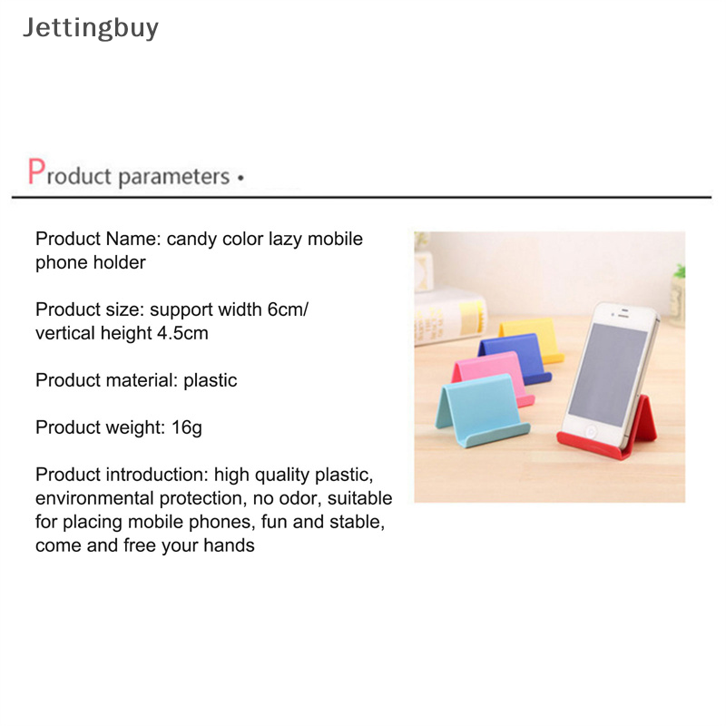 【Jettingbuy】 Flash Sale Universal Adjustable For Phone Holder Stand Portable Mobile Desktop Holder