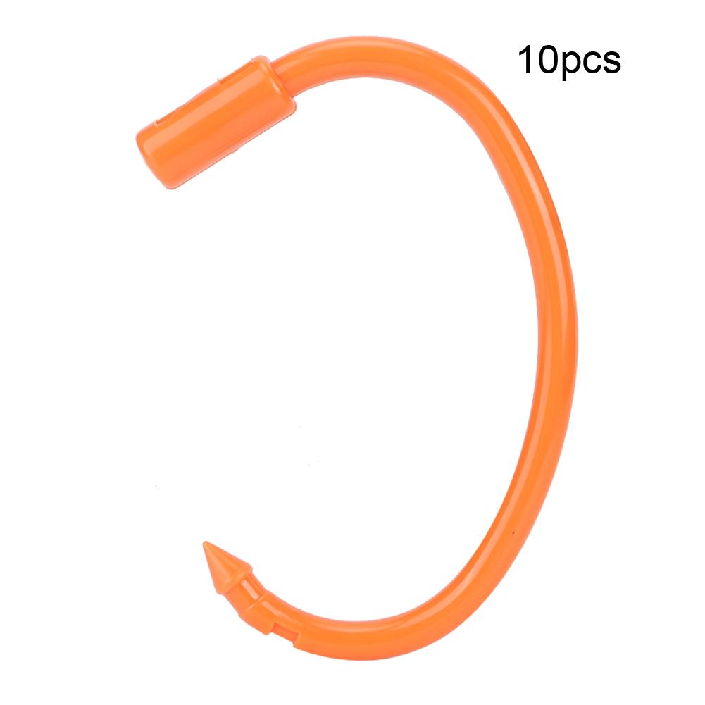 10PCS Plastic Lightweight Good Elasticity Farm Bull Nose Ring Accessory for Cattle Cow