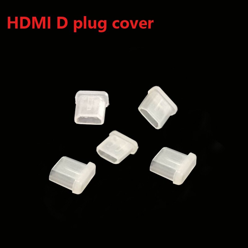 100 PCs HDMI anti-dust cover HDMI high-definition cable dustproof cover protective case plug plastic cover dustproof cap