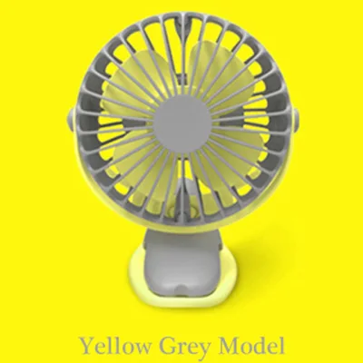 360 Degree All-round Rotation Air Fan Rechargeable 4000mAh Cooler Cooling Mini USB Fan 4 Speed USB Charging Desktop Clip Fan