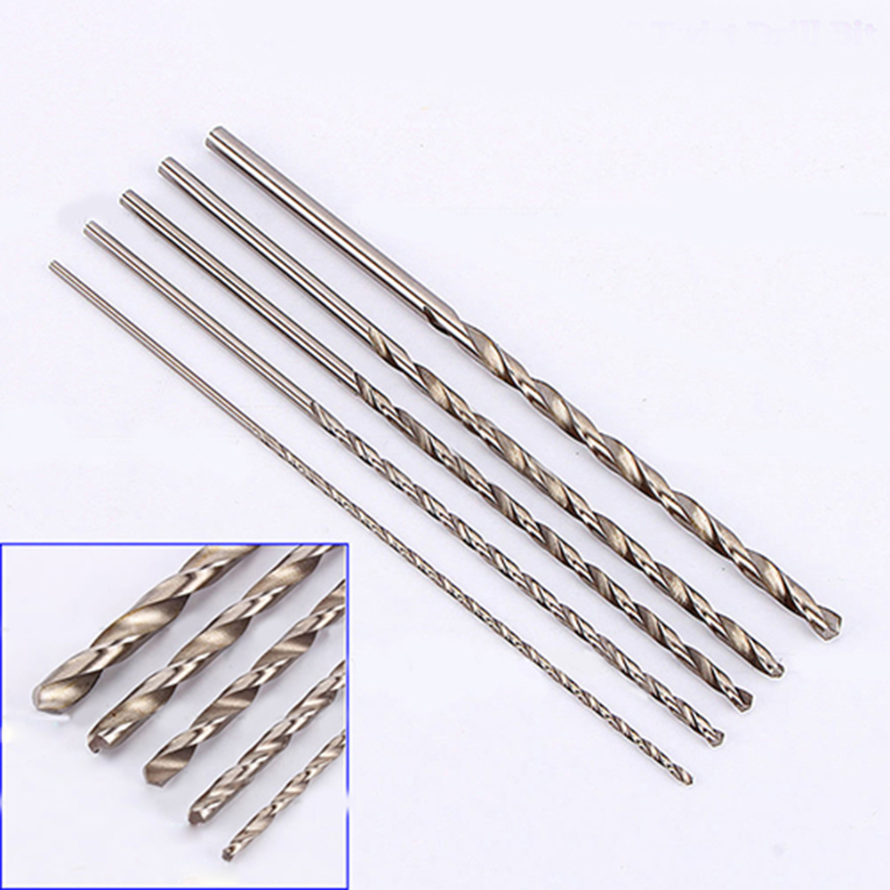 1 Mũi Khoan Thẳng Xoắn HSS Dài Hơn 160Mm 2-5Mm, Dụng Cụ Điện Mũi Khoan