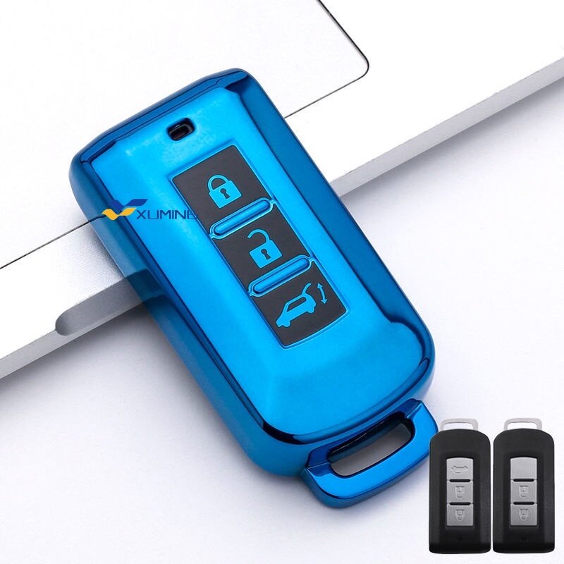 TPU Car Key Cover for Mitsubishi Xpander Outlander ASX Pajero Eclipse Cross Montero Xpander Remote Fob Holder Shell mitsubishi adventure xpander accessories