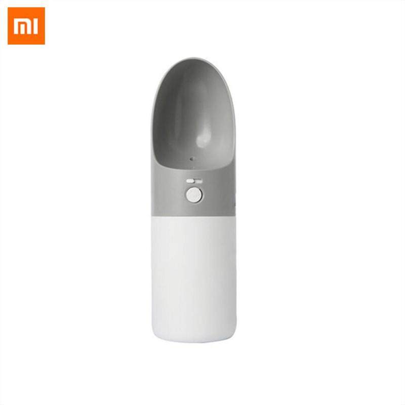 Xiaomi Mijia Moestar Rocket Pet Water Cup 230ml Portable One-button Lock Dog Cat Outdoor Travel Drinking Water Bowl Dispenser Feeder Pet Accompanying Water Dispenser Cup----Gray