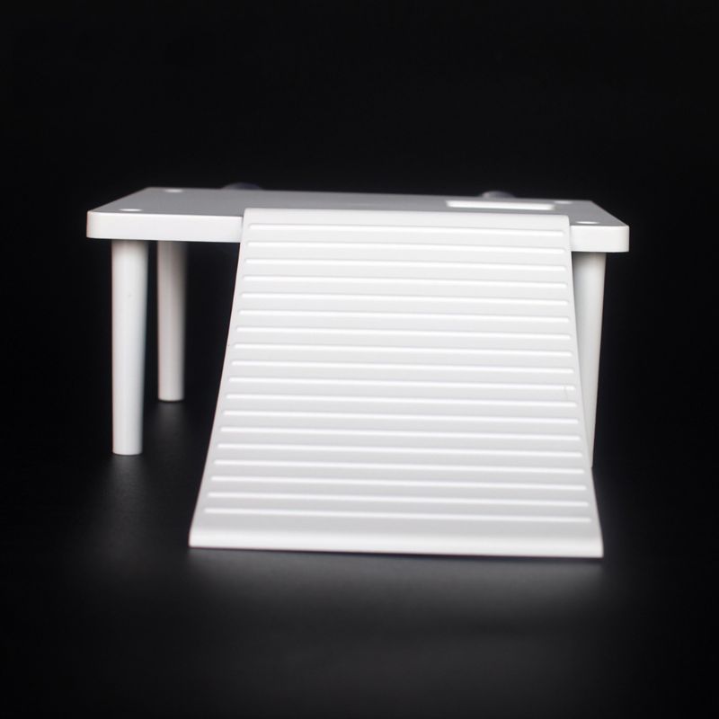 Plastic Turtle Basking Platform Reptile Ramp Ladder Resting Terrace with 2PCS Suction Cups for Frogs