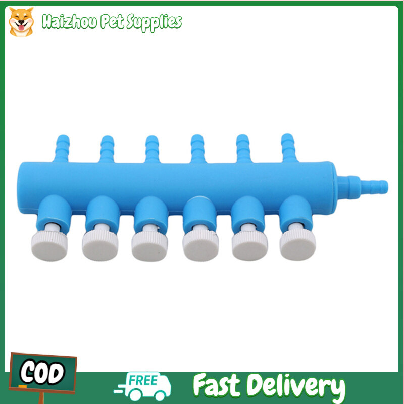 Aquarium Air Pump Hose Splitter Air Distributor Adjustable Tracheal