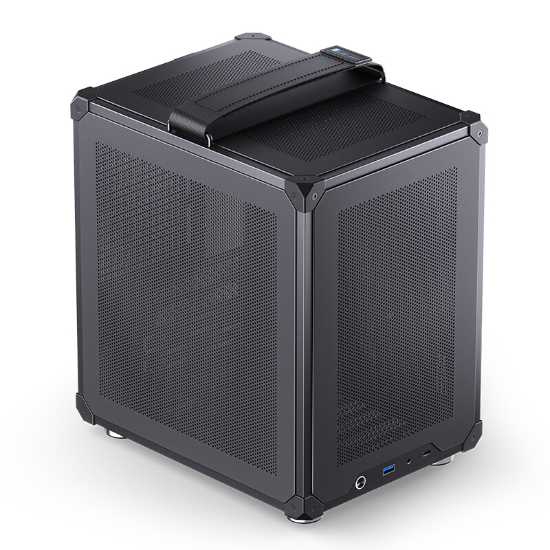 Jonsbo c6-itx handle case matx itx mesh boards type-c atx power supply desktop game office small cooling computer c6 chassis