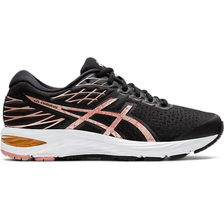 asics gel cumulus black womens