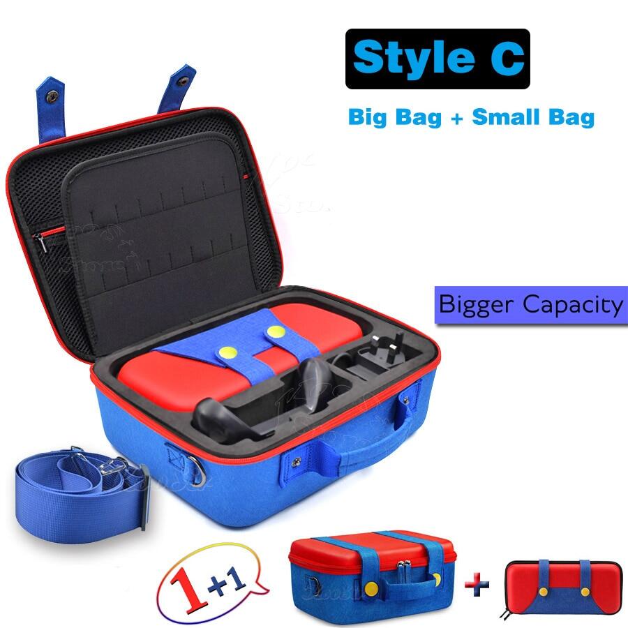 Nintendo Switch Oled Carrying Storage Case EVA Deluxe Protective Big Bag for NS Switch Console & Accessories
