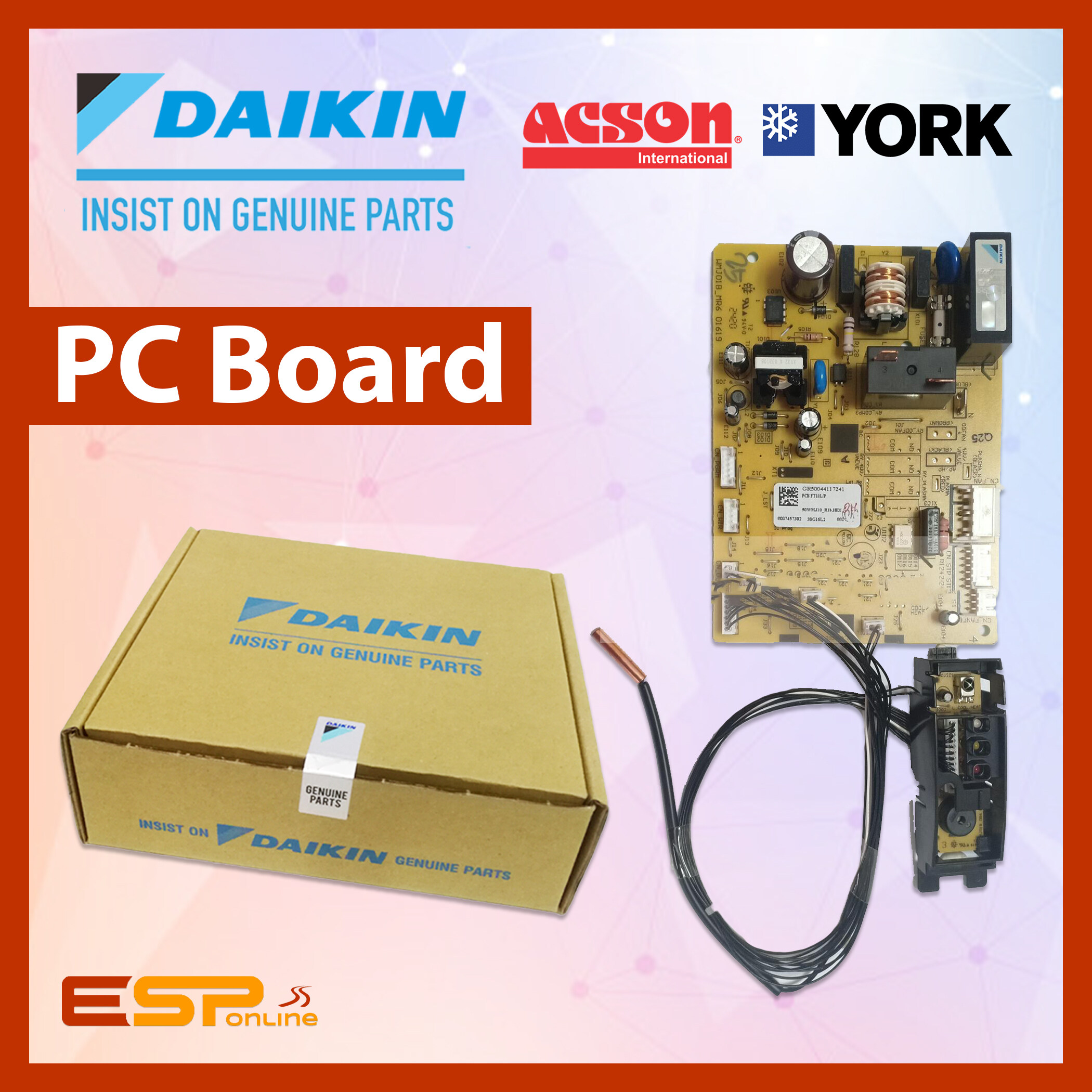 Daikin Air Conditioner PC Board / IC Board / PCB Daikin Genuine Parts 1