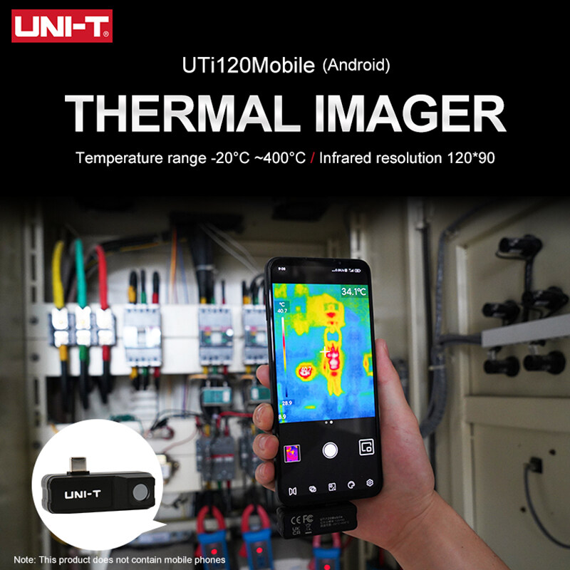 กล้องความร้อนมือถือ UNI-T UTI120,สำหรับโทรศัพท์แอนดรอยด์ IP65การตรวจสอบ ...