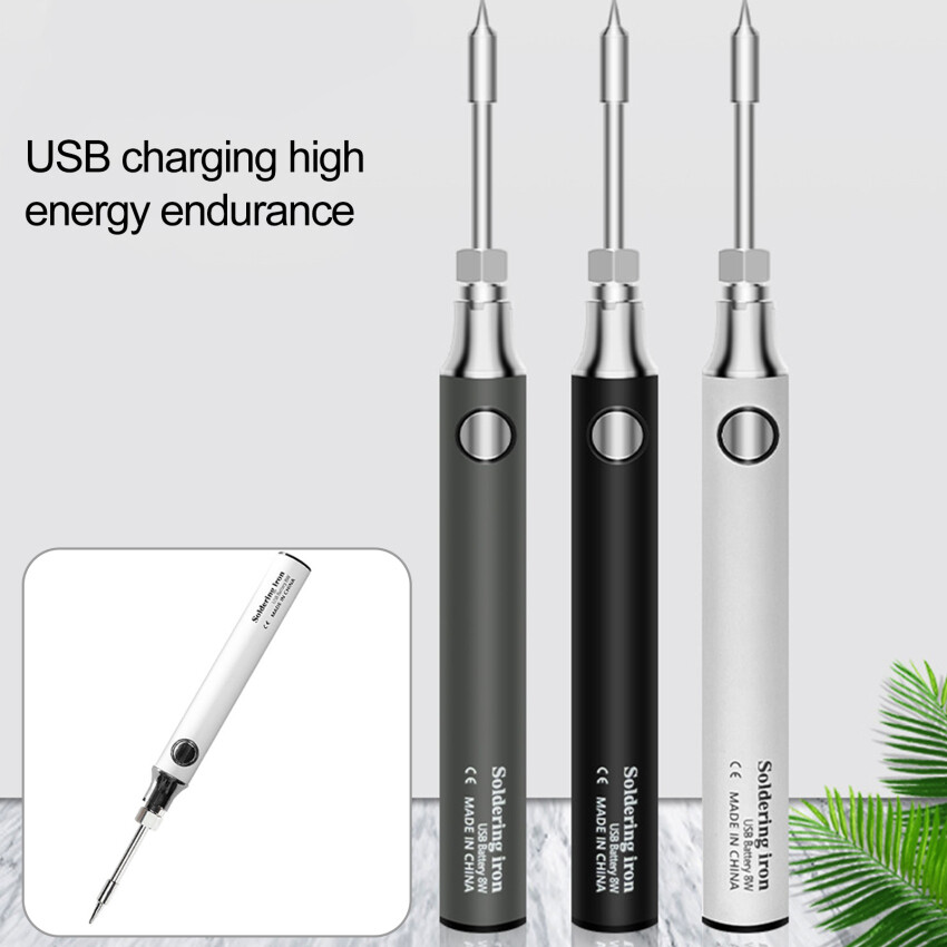 Sắt hàn chạy bằng pin 5V 8W với sạc USB Hàn Bộ sắt hàn Sạc không dây Hàn sắt