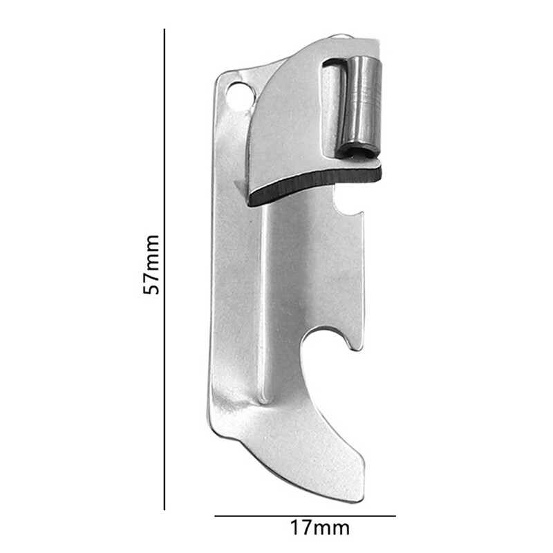 Tinmou Utili-key Stainless Steel Multi-function Can Opener Opener Folding Mini Opener