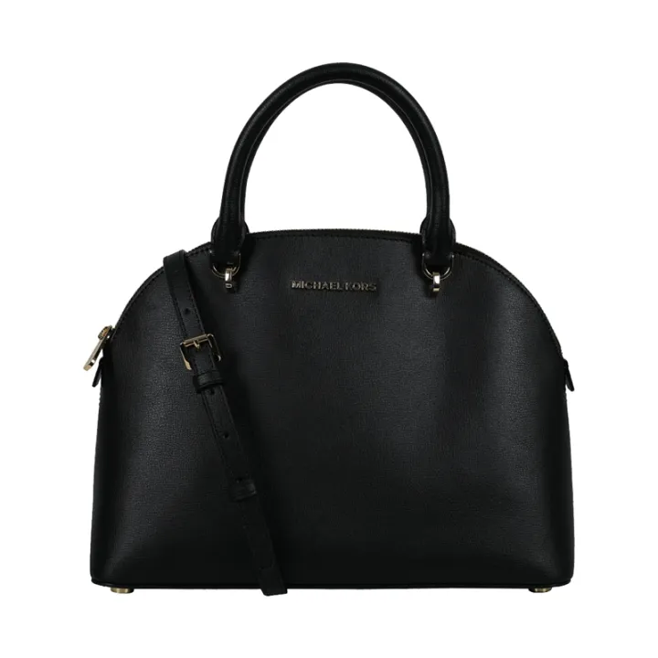 michael kors lg dome satchel leather