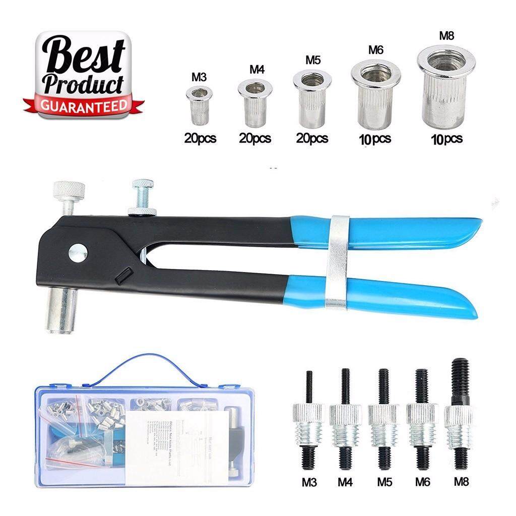 MỚI 86 CHIẾC đai ốc Đinh Tán M3-M8 Chèn Công Cụ Đinh Tán Đinh Tán Bộ