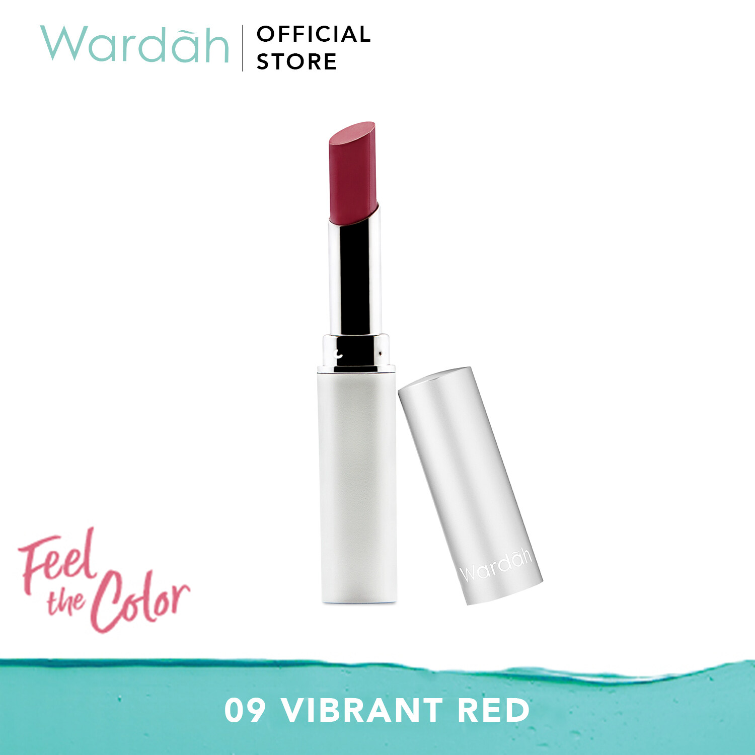 wardah long lasting vibrant red