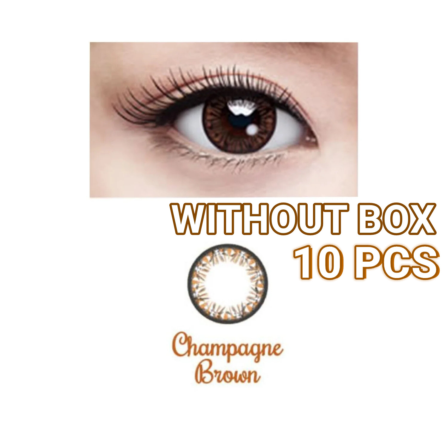 (10 Lenses/Box) LACELLE Diamond/Grace Color Daily Disposable Contact