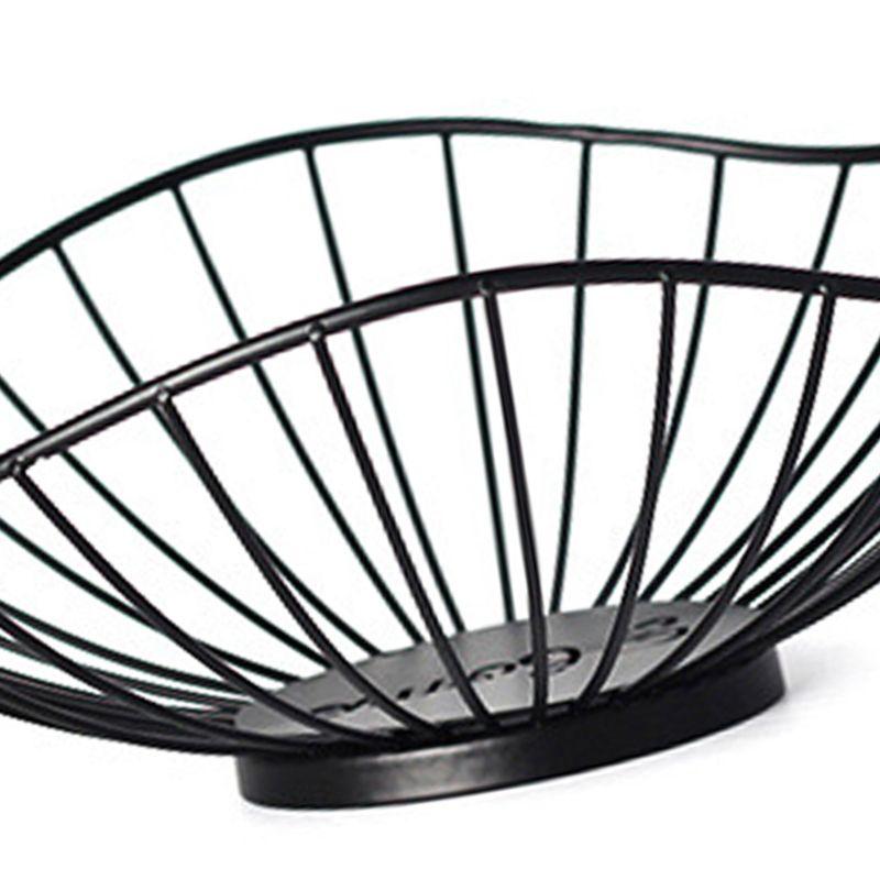 Creative Iron Fruit Bowl Countertop Storage Basket for Snacks Fruit Vegetables Decorative Dish