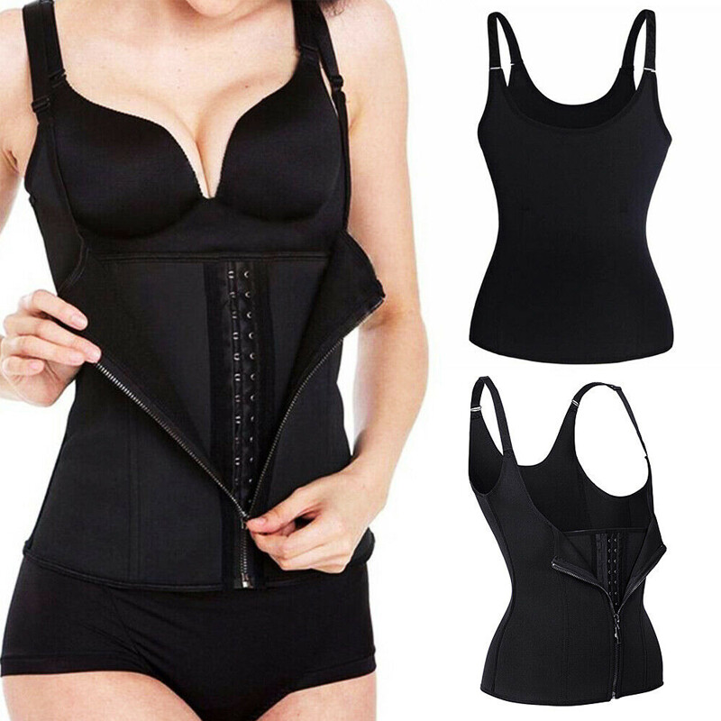 Happybuyner Body Slimming Women Breeches Underbust Steel Boned Waist Shaper Corset Female Waist Trainer Women Waist Cincher Belt Latex Shapewear