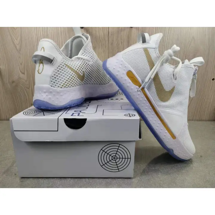paul george shoes gold