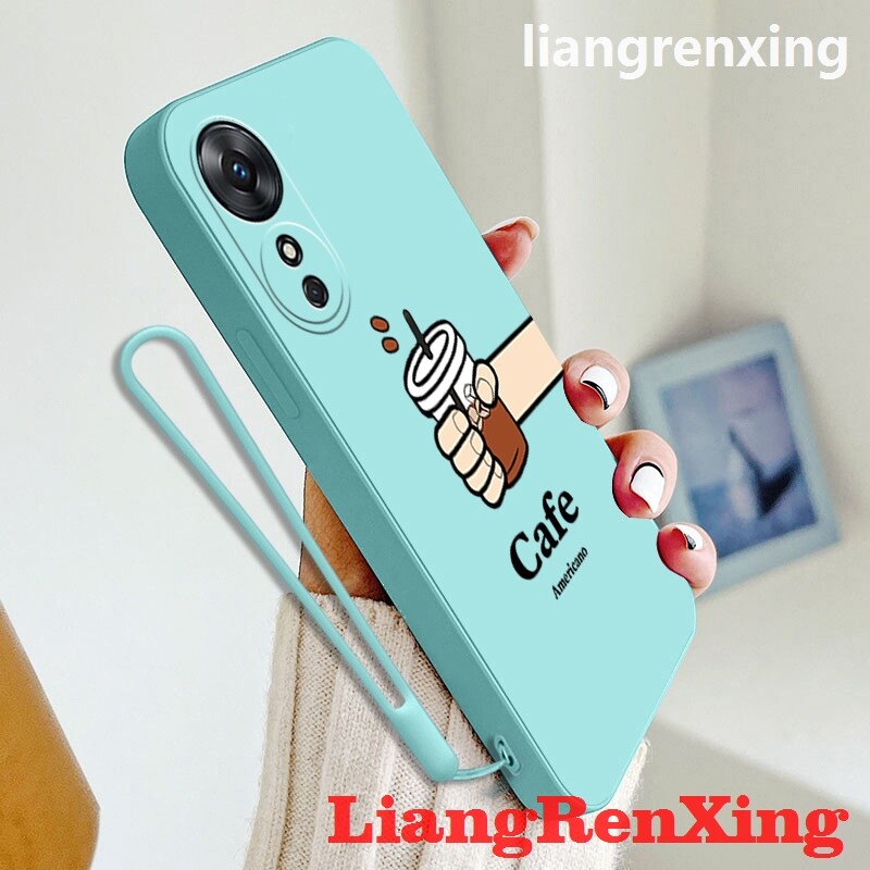 ốp lưng Vỏ bọc mềm OPPO A17 OPPO A17K 5G 2022 vỏ điện thoại bảo vệ Silicone lỏng vỏ Cản Sốc chống sốc mịn thiết kế mới ytsnkf02 đẹp viền vuông cute