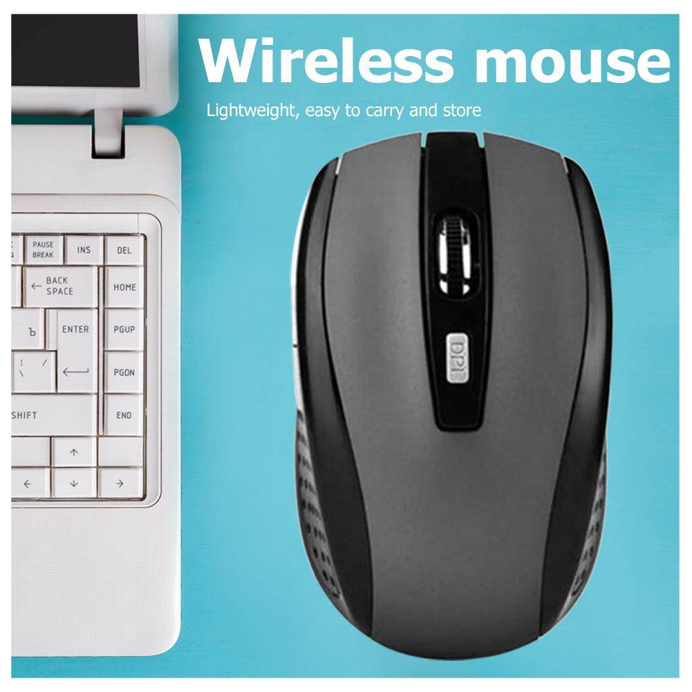 Portable 2.4GHz Wireless Optical Mouse 6 Buttons USB Receiver 2000 DPI Mice