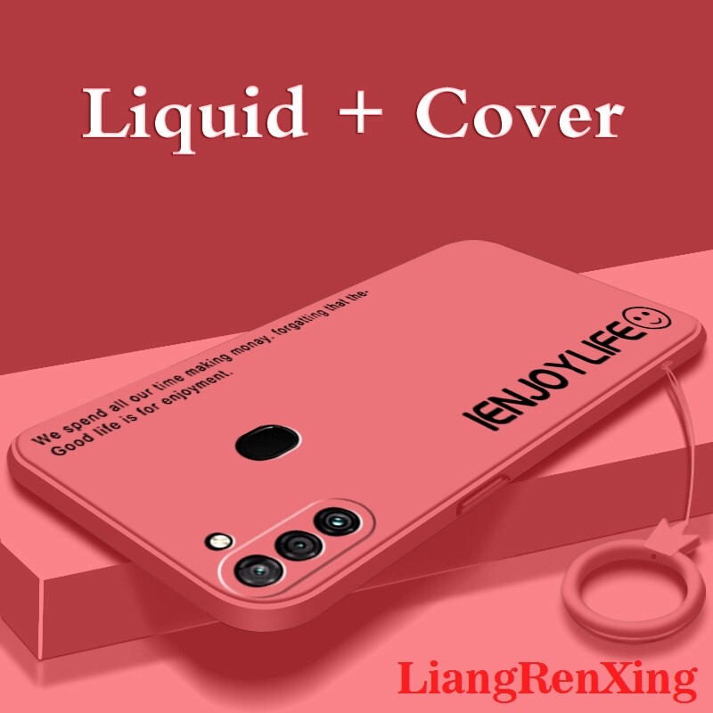 ốp lưng ốp lưng Vỏ Samsung A11 vỏ điện thoại softcase Silicone lỏng bảo vệ mịn vỏ Cản Sốc chống sốc thiết kế mới ytzimu02 đẹp viền vuông cute đẹp viền vuông cute