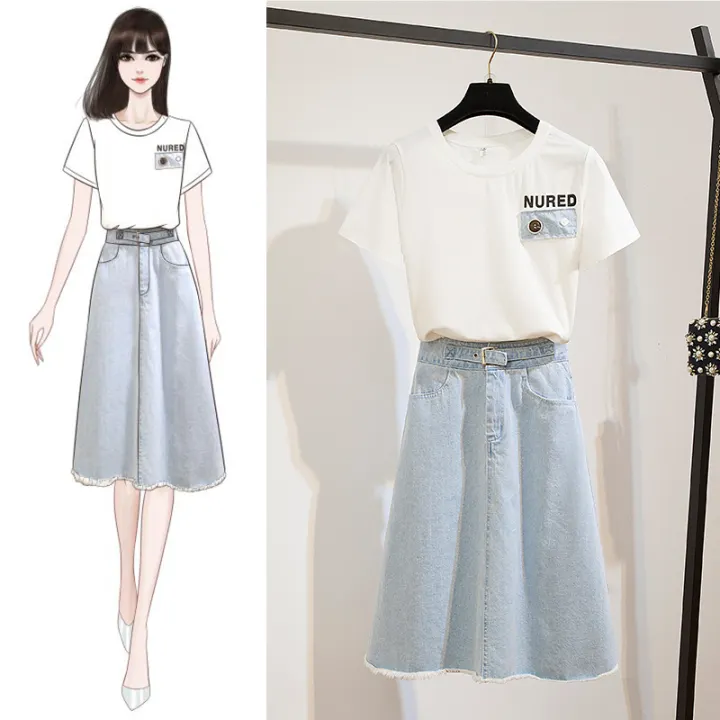 hipster denim skirt