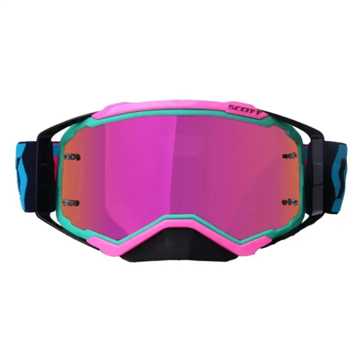 pink motorcycle goggles