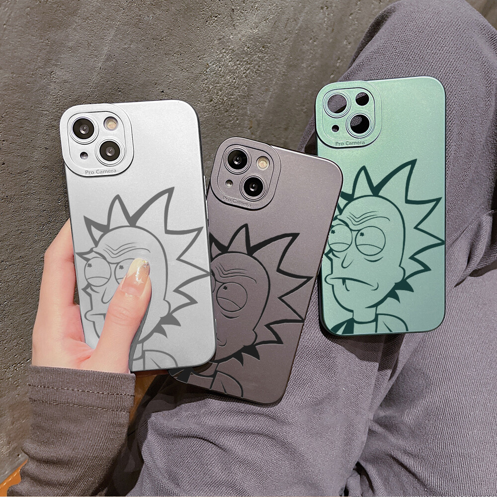 Hontinga Casing Case For Xiaomi Redmi Note 9S Note 9 Pro Note9 Note 8 Pro Note 7 Pro Case New Square Soft Silicone Case Cartoon Crazy Scientist Genius Grandpa Full Cover Camera Protectior Shockproof Rubber Cases Back Cover Phone Casing Softcase