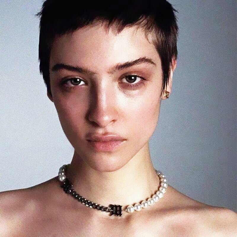 White Pearl + Curb Link Necklace | Lazada
