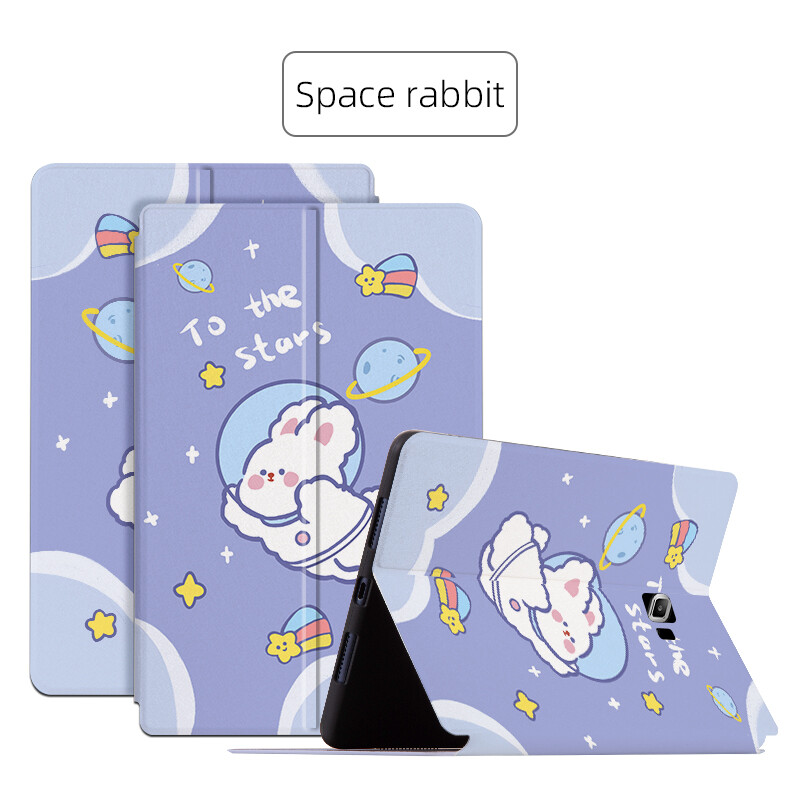 For samsung galaxy tab e 9.6 sm-t560 sm-t561 sm-t560nu 9.6-inch tablet protective case fashion pattern cartoon anime stand flip cover