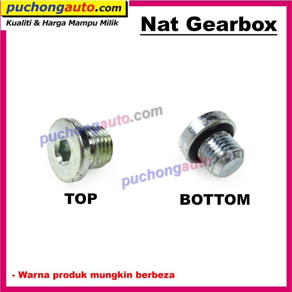 Proton Saga FLX / Preve AT Nut Bolt Gear Box Oil Sump Nat Skru Minyak