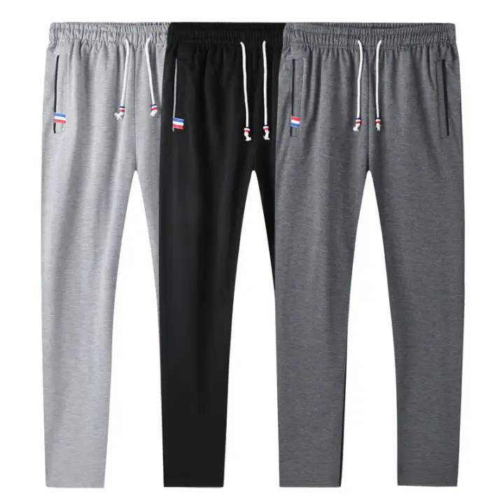 black joggers track pants