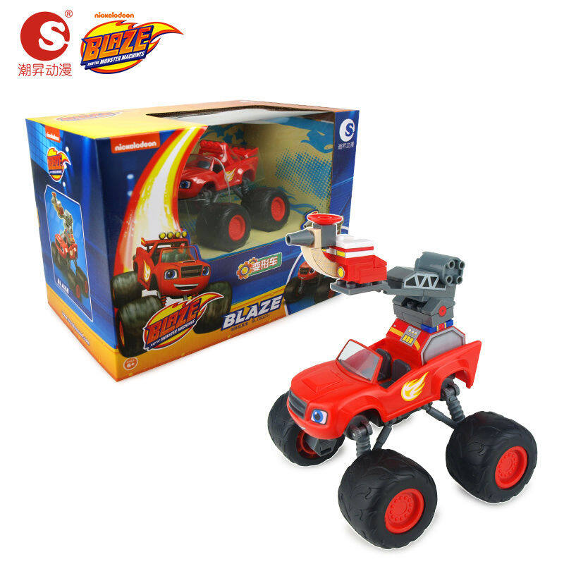 Monster Truck Fisher Price Robot Blaze Set Of 4pcs Blaze And The