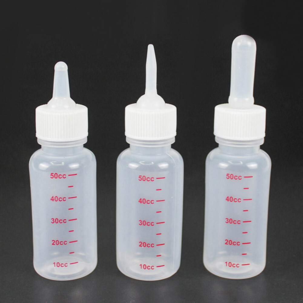 50ml 120ml Pet Silicone Feeding Bottle Dog Cat Pacifier Feeder Newborn Puppy Kitten Water Milk Feeder