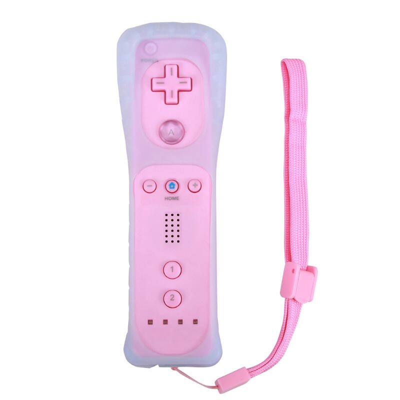 Wireless Gamepad With Silicone Case for Wii Remote Controller Joystick Without Motion Plus