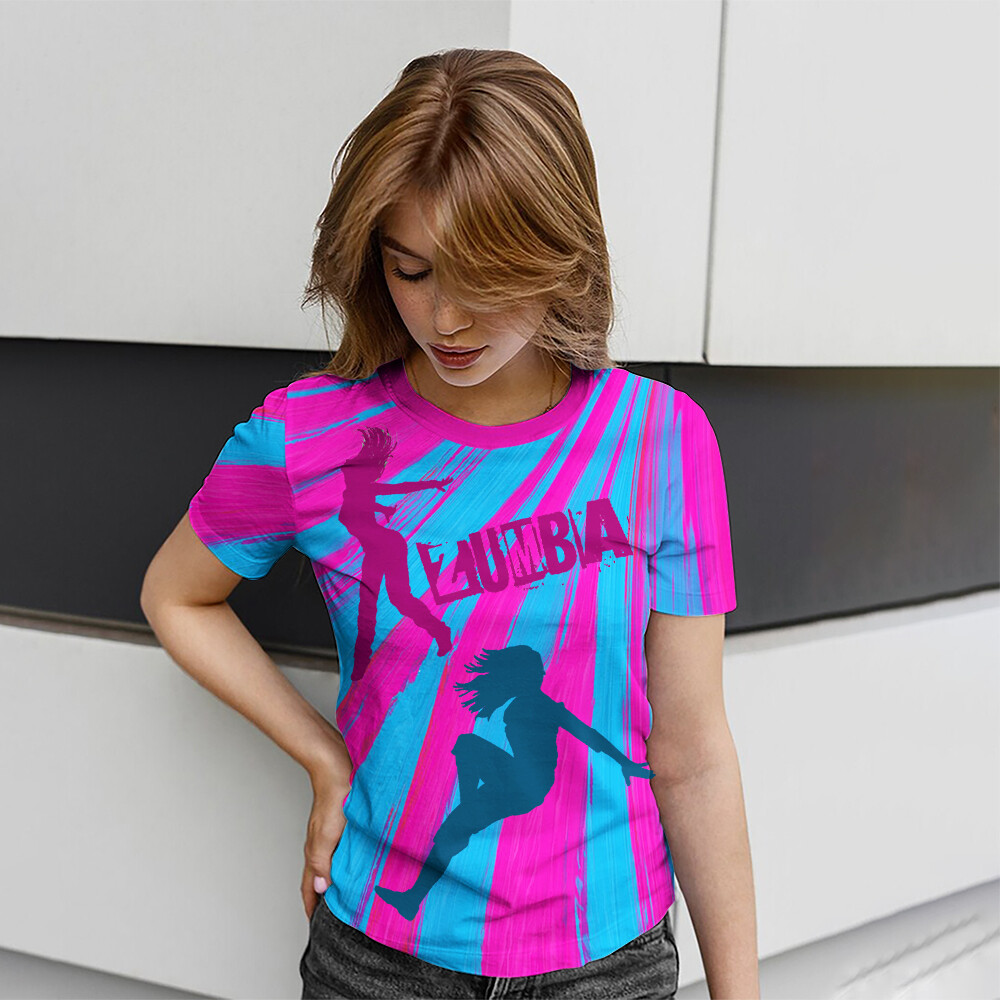 Zumba Apparel Zumba Printed T Shirts Zumba T-Shirt Full