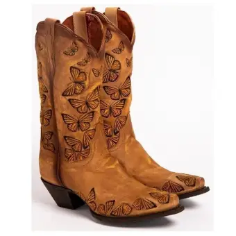 women's pointed toe cowboy boots