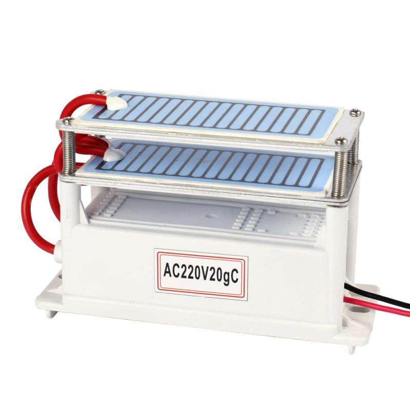 Portable 20g/h 220V Ceramic Ozonator Double Integrated Plate Ozonizer Water Air Purifier For Chemical Factory Home Car Sterilization Singapore