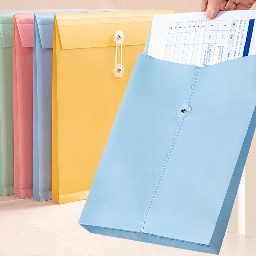 MMLUCK phong bì lớn A4 file tài liệu PP Túi sắp xếp giấy Ví đựng tài liệu A4 Túi sắp xếp hồ sơ bền sức chứa lớn trường học văn phòng