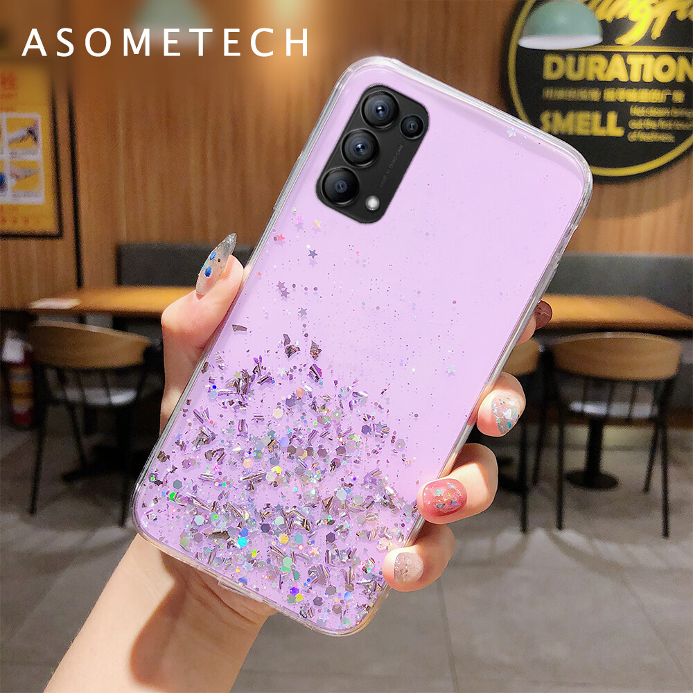 Ốp Điện Thoại Lấp Lánh Hình Ngôi Sao Lấp Lánh Dành Cho OPPO Reno 5 / OPPO Reno 5 Pro Ốp Lưng TPU Silicon Mềm